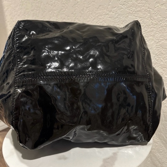 Jimmy Choo Black Soft Patent Leather Tote Bag - Picture 10 of 14